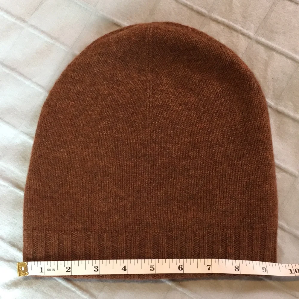 100% Cashmere Knit Beanie Reversible by St. Bernard